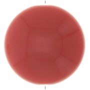 Palet rond en résine opaque 25 mm - Terre cuite x1|raw }}