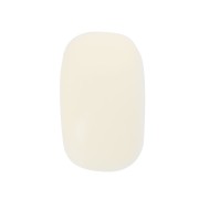 Perle rondelle en résine opaque 18x11 mm - Ecru x1