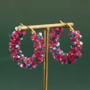 Perles toupies Preciosa - Rondelle Bead 4 mm - Crystal AB x30