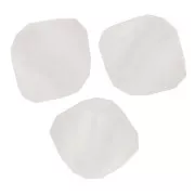 Perles toupies Preciosa - Rondelle Bead 4 mm - Crystal Matt x30