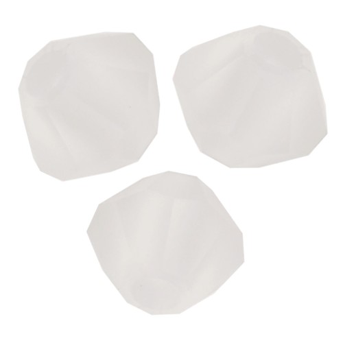 Perles toupies Preciosa - Rondelle Bead 4 mm - Crystal Matt x30