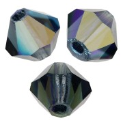 Perles toupies Preciosa - Rondelle Bead 4 mm - Montana AB x30|raw }}