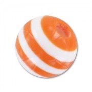 Ronde rayée 14 mm Orange/Blanc x1|raw }}