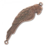 Intercalaire perroquet 2 anneaux 60 mm cuivré vieilli  x1