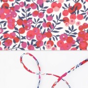 Cordon en tissu Liberty - Wiltshire - Fuchsia/Pink x1m
