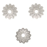 Coupelles fleurs travaillées 5.5 mm - Acier inoxydable 304 x10