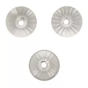 Coupelles striées 6 mm - Acier inoxydable 304 x10
