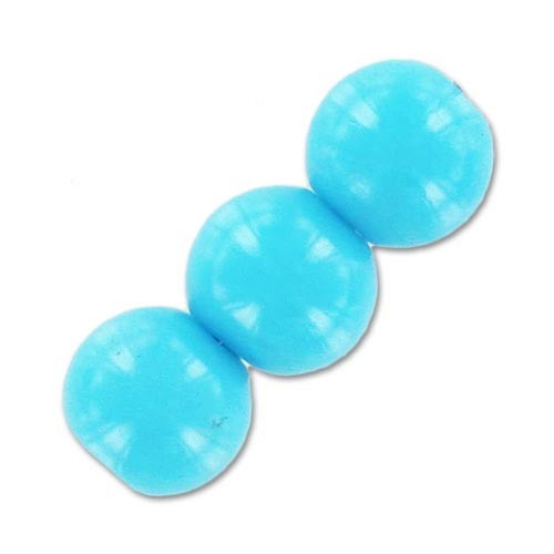 Rondes 4 mm - Bleu x20
