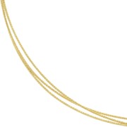 Fil semi-dur - recuit - rond diamanté 0.7 mm - Argent 925 Doré à l'or fin x1m|raw }}