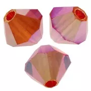 Perles toupies Preciosa - Rondelle Bead 4 mm - Hyacinth AB 2X x30