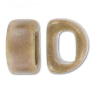 Poussoir en céramique 18x10 mm Burnt Brown x1|raw }}