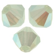 Perles toupies Preciosa - Rondelle Bead 4 mm - Chrysolite Opal AB 2X x30|raw }}