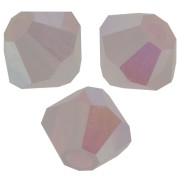 Perles toupies Preciosa - Rondelle Bead 4 mm - Rose Opal AB 2X x30