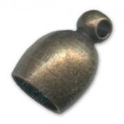 Embouts pour cordon 6 mm bronze x4|raw }}