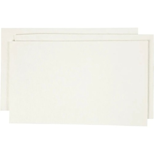 Pulpe de papier 20x12 cm pour fabriquer du papier artisanal soi-même - Blanc x100g