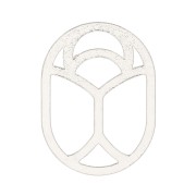 Élément à coller - Scarabée évidé 10x7 mm - exclu Perles & Co - Argent 925 x1