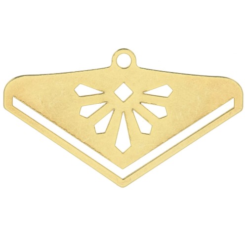 Embout tissage perles Miyuki 11/0 exclu Perles & Co Bohème 28 mm - Doré à l'or fin