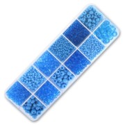 Assortiment de rocailles Preciosa Ornela Aquamarine x200g|raw }}