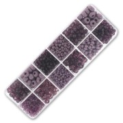 Assortiment de rocailles Preciosa Ornela Violet x200g