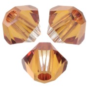Toupies en cristal PureCrystal 5328 3 mm - Crystal Copper x50