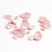 Cabochon PureCrystal 1122 Rivoli 12 mm - Crystal Dusty Pink Delite x1
