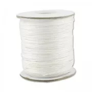 Fil de jade / Fil nylon tressé 0.8 mm Blanc x100 m