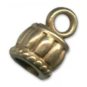 Embout pour cordon 6 mm gold bronze x1