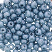 Preciosa Perles rocailles 6/0 4 mm - Aigue Lustré x20g