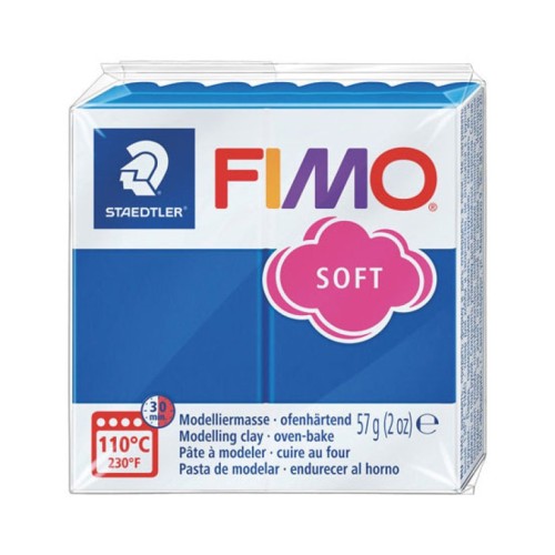 Pâte Fimo Soft 57gr Bleu Pacifique (n°37)