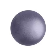 Cabochon rond en verre par Puca® 18 mm - Purple Metallic Mat x1