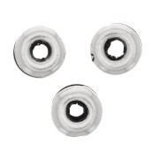 Perles rondelles 5 mm - Argenté vieilli x5|raw }}