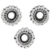 Perles rondelles striées 7 mm - Argenté vieilli x6|raw }}