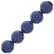 Perles rondes nacrées Preciosa - Round Pearl Maxima 6 mm - Navy Blue x20|raw }}