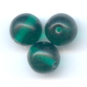 Perles en verre tchèque rondes  6 mm Emerald x25|raw }}
