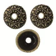 Coupelles travailées 11 mm - Bronze x6