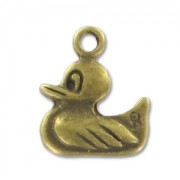 Breloque canard 18 mm bronze x1|raw }}