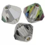 Perles toupies Preciosa - Rondelle Bead 4 mm - Crystal Vitrail Medium x30