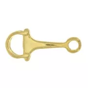 Intercalaire design 23x10 mm en zamac - Doré à l'or fin x1