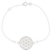 Bracelet maille Forçat limée pour intercalaire en Argent 925 x16 cm
