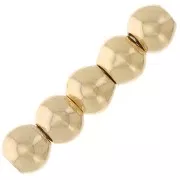 Perles rondes 2 mm en Gold filled (or laminé)  x9g - environ 500 perles