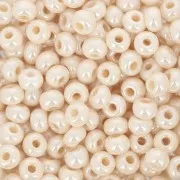 Preciosa Perles rocailles 6/0 4 mm - Crème Nacré x20g