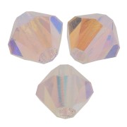 Perles toupies Preciosa - Rondelle Bead 4 mm - Light Rose AB 2X x30|raw }}