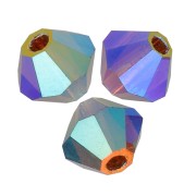 Perles toupies Preciosa - Rondelle Bead 4 mm - Smoked Topaz AB 2X x30|raw }}