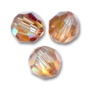 Perle ronde  PureCrystal 5000 8 mm Crystal Copper x1|raw }}