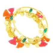 Sequins lisses  6 mm bronze x10