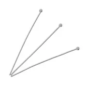Clous tête boule 40x0.7 mm - Acier inoxydable 304 x10