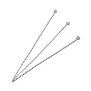 Clous tête boule 40x0.6 mm - Acier inoxydable 304 x10