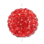 Ronde plasticine strass 10 mm Light Siam x1