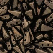 Perles en verre Vexolo 5x8 mm - Gold Bronze x30