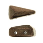 Perles en verre Vexolo 5x8 mm - Gold Bronze x30